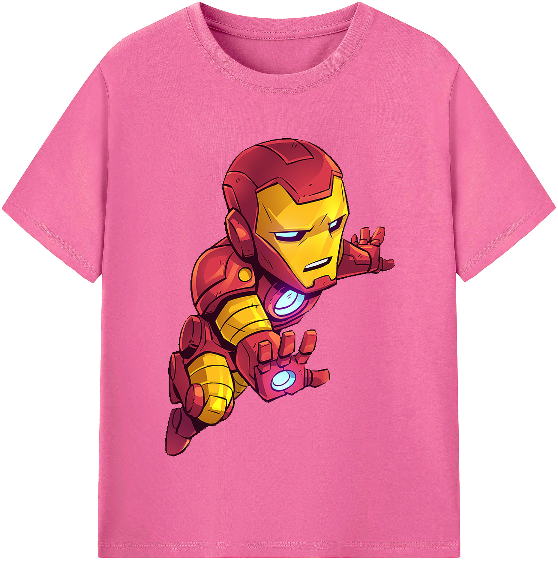 （画像用） アベンジャーズ The Avengers レディースカジュアルプリントTシャツ（綿100％）